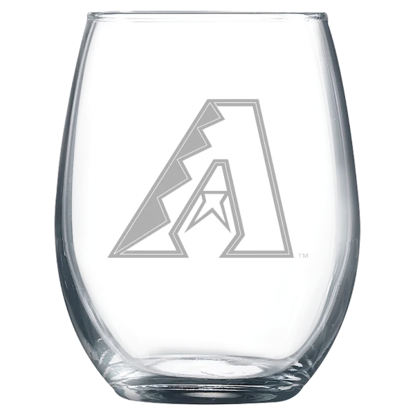 Arizona Diamondbacks Polar Camel 9 oz. Stemless Wine Glass