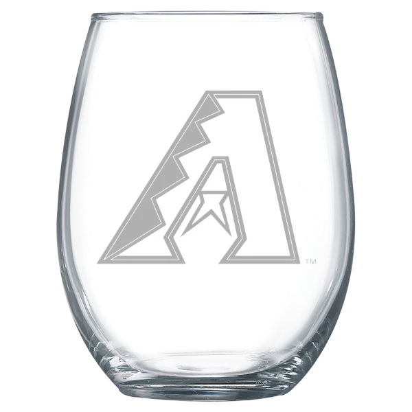Arizona Diamondbacks Polar Camel 15 oz. Stemless Wine Glass