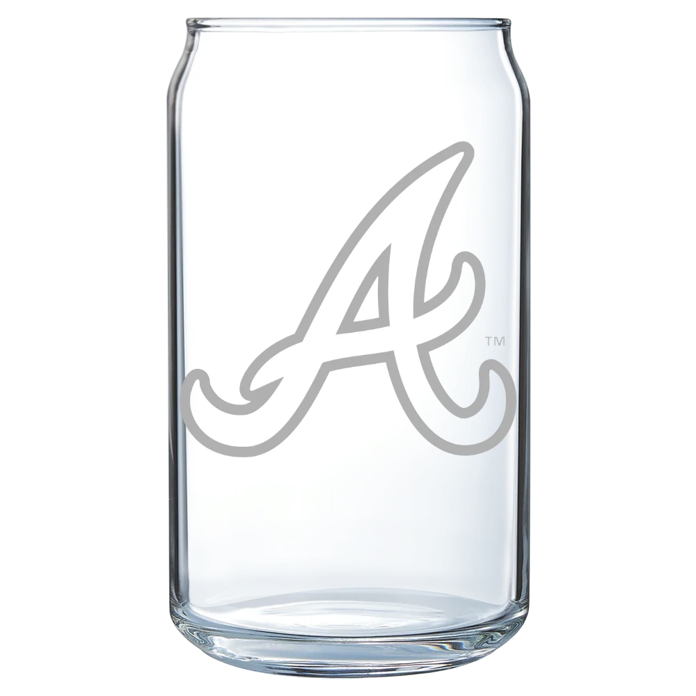 Atlanta Braves Polar Camel 16 oz. Can Glass