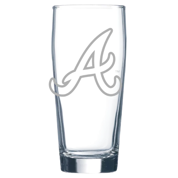 Atlanta Braves Polar Camel 16 oz. Willi Becher Beer Glass
