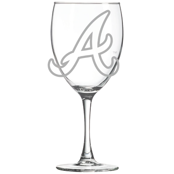 Atlanta Braves Polar Camel 10 1/2 oz. Wine Glass