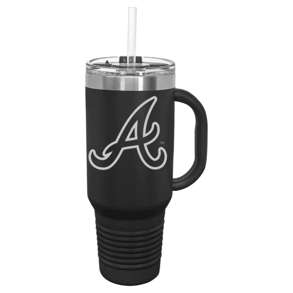 Atlanta Braves Polar Camel 40 oz. Travel Mug with Snap Lid & Straw
