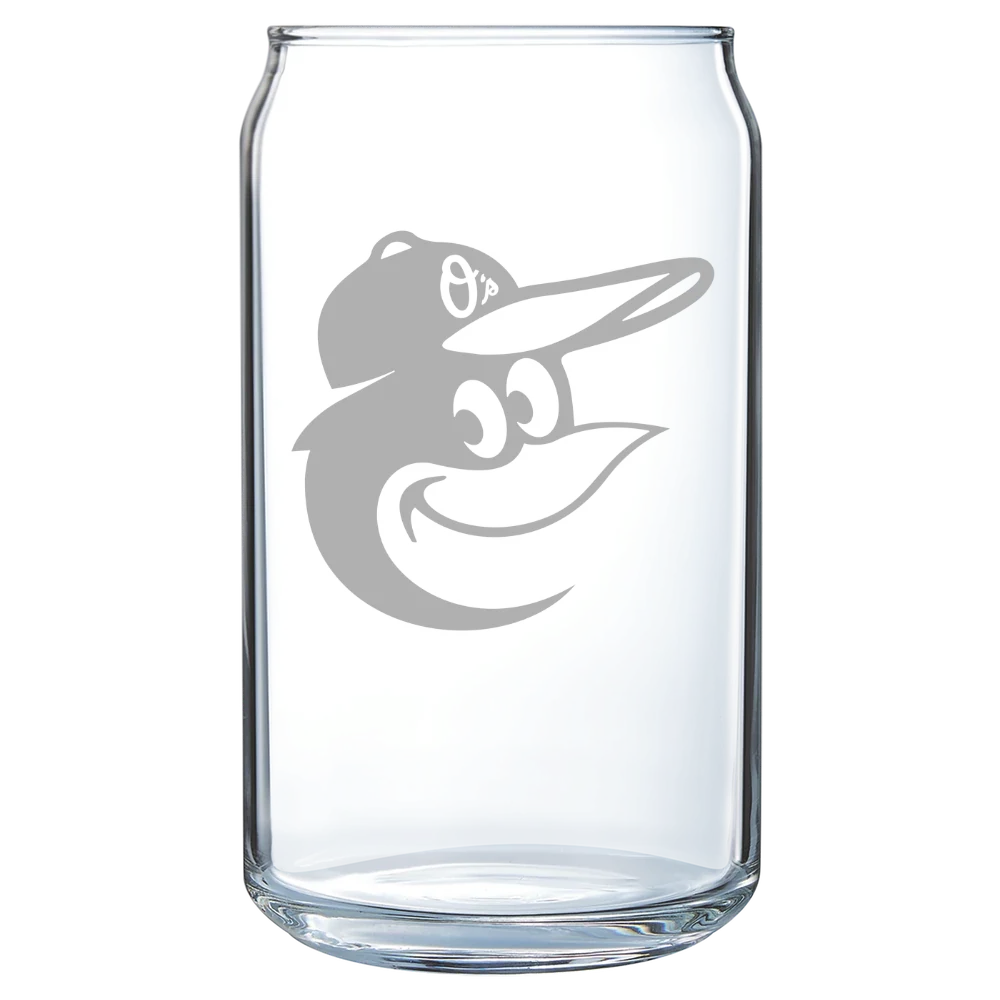 Baltimore Orioles Polar Camel 16 oz. Can Glass