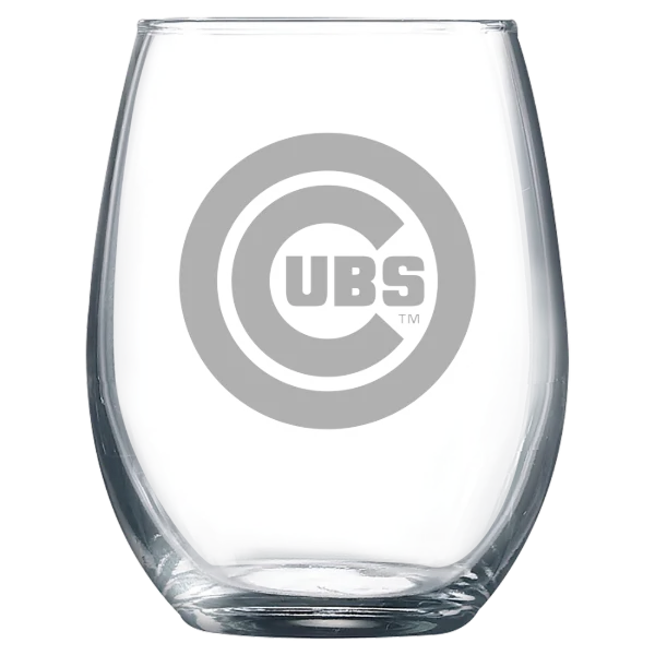 Chicago Cubs Polar Camel 9 oz. Stemless Wine Glass