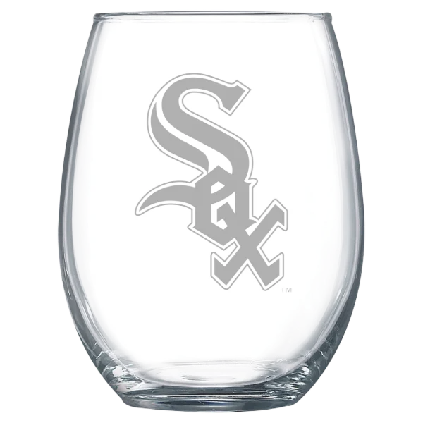 Chicago White Sox Polar Camel 15 oz. Stemless Wine Glass