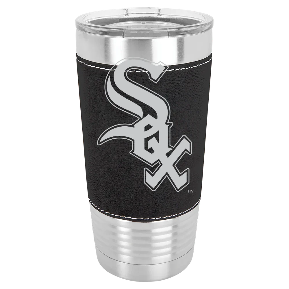 Chicago White Sox Polar Camel 20 oz. Leatherette Grip Tumbler with Standard Lid