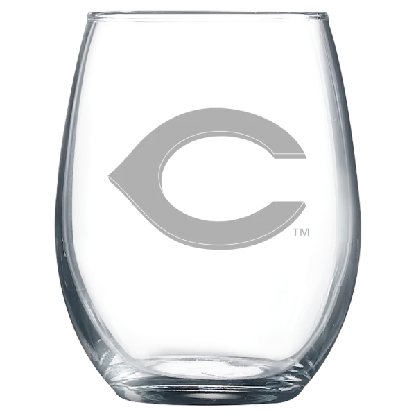 Cincinnati Reds Polar Camel 9 oz. Stemless Wine Glass