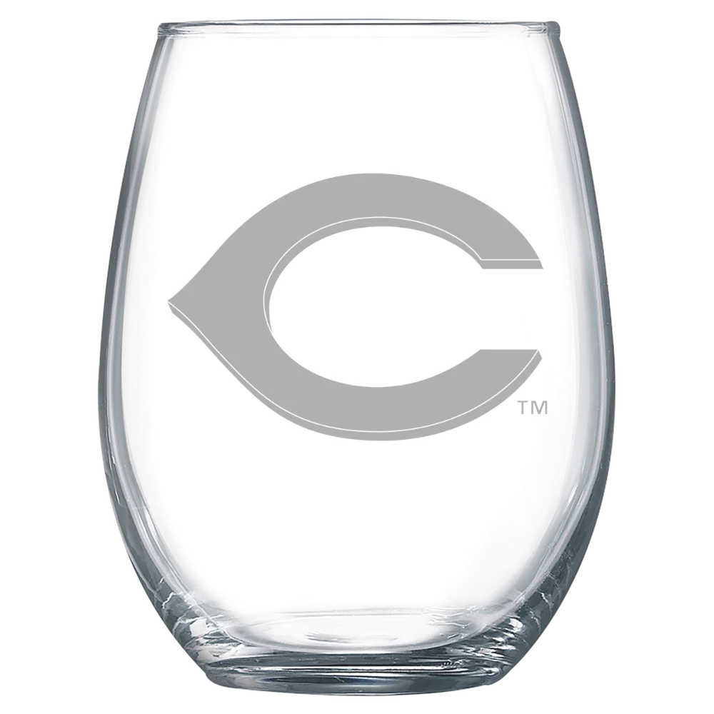Cincinnati Reds Polar Camel 15 oz. Stemless Wine Glass