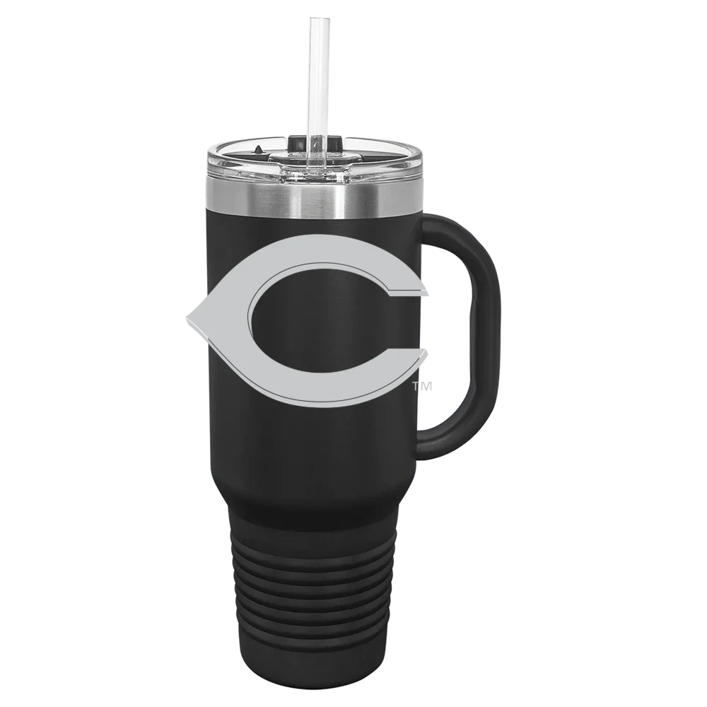 Cincinnati Reds Polar Camel 40 oz. Travel Mug with Snap Lid & Straw