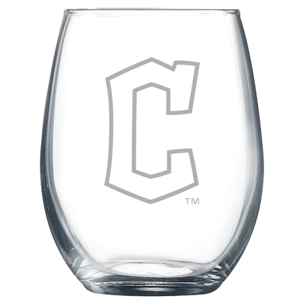 Cleveland Guardians Polar Camel 9 oz. Stemless Wine Glass