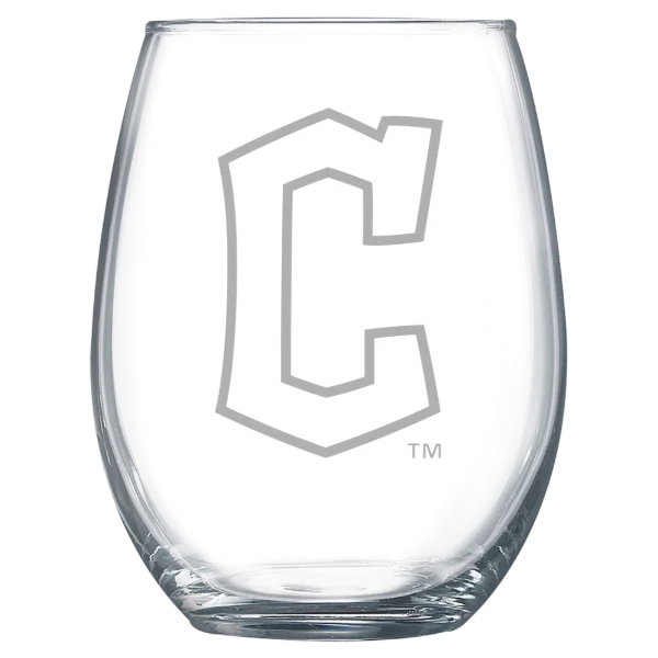 Cleveland Guardians Polar Camel 15 oz. Stemless Wine Glass