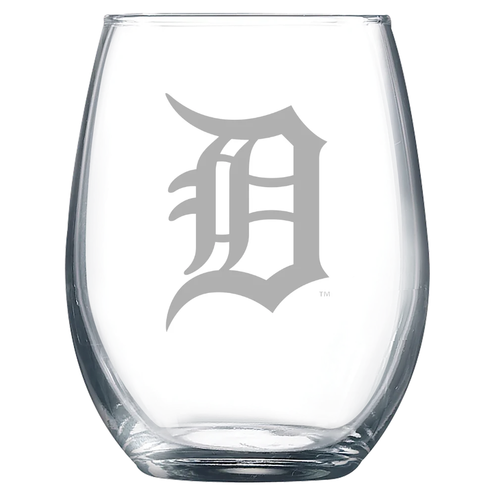 Detroit Tigers Polar Camel 9 oz. Stemless Wine Glass