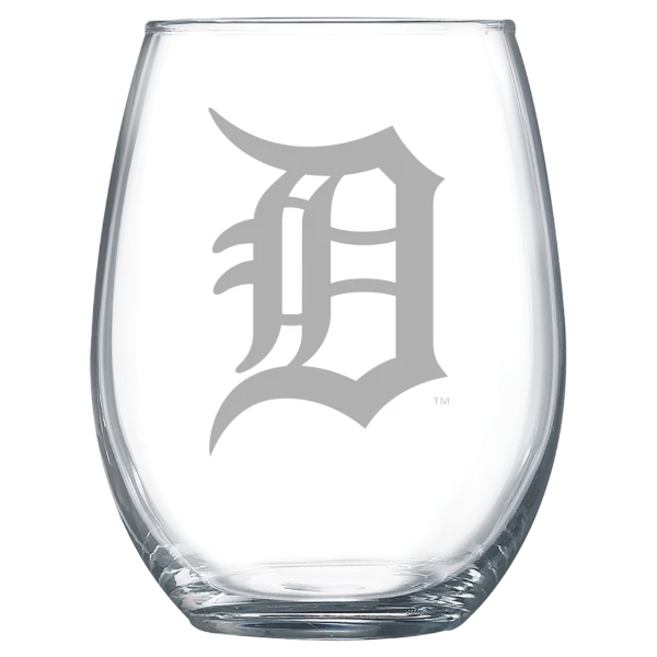 Detroit Tigers Polar Camel 15 oz. Stemless Wine Glass