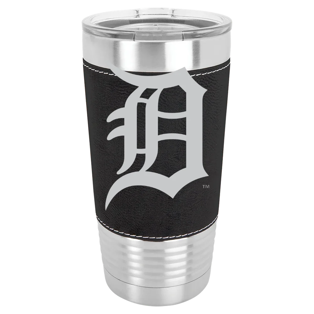 Detroit Tigers Polar Camel 20 oz. Leatherette Grip Tumbler with Standard Lid
