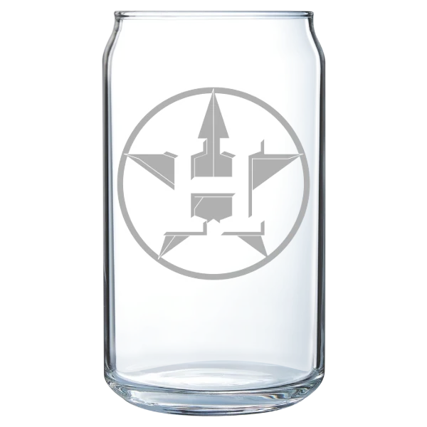 Houston Astros Polar Camel 16 oz. Can Glass