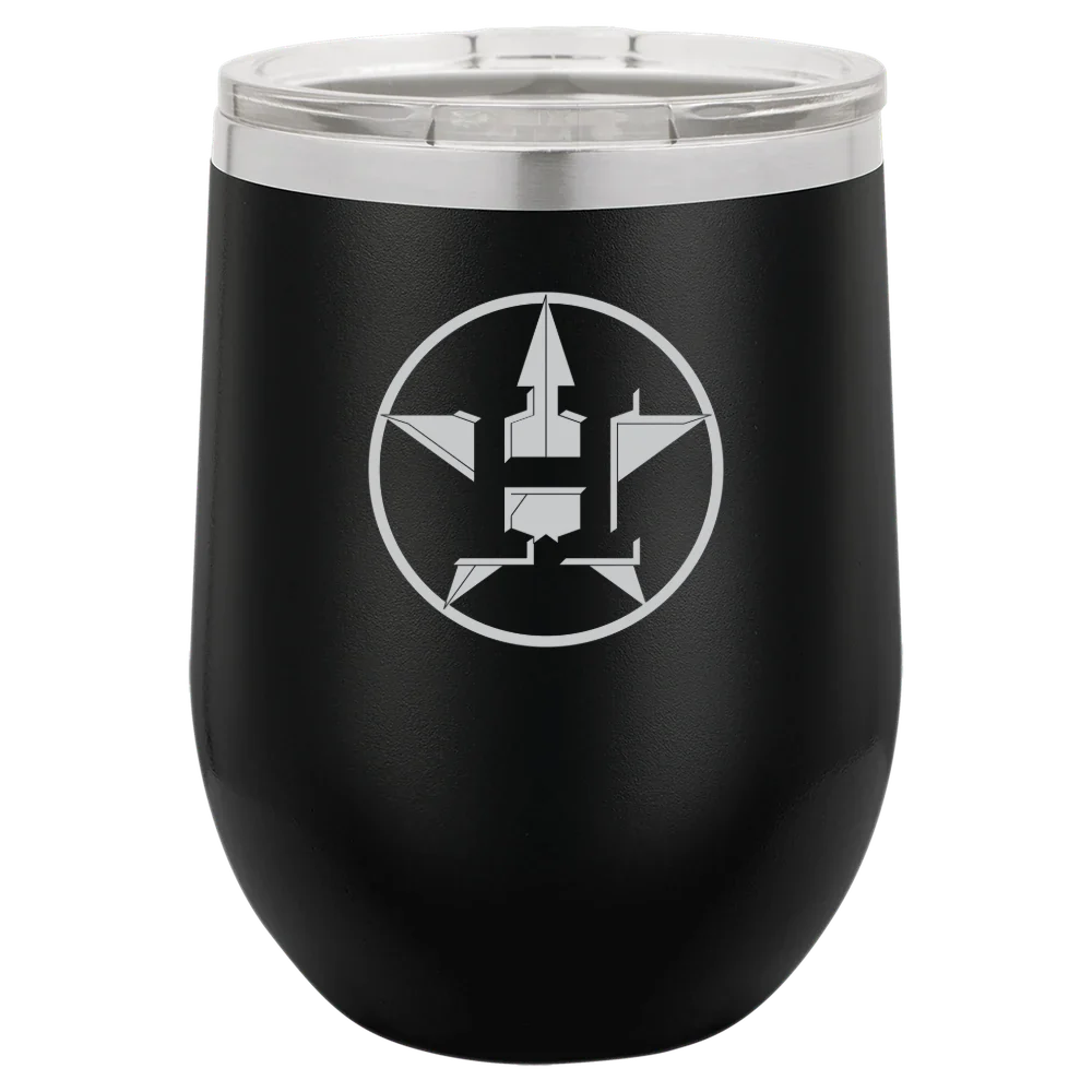 Houston Astros Polar Camel 12 oz. Stemless Wine Tumbler