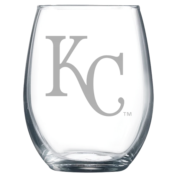 Kansas City Royals Polar Camel 9 oz. Stemless Wine Glass