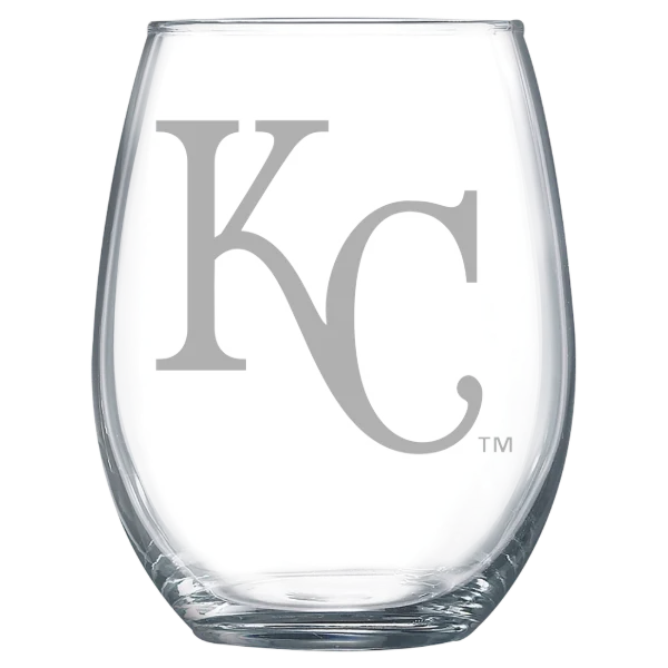Kansas City Royals Polar Camel 15 oz. Stemless Wine Glass