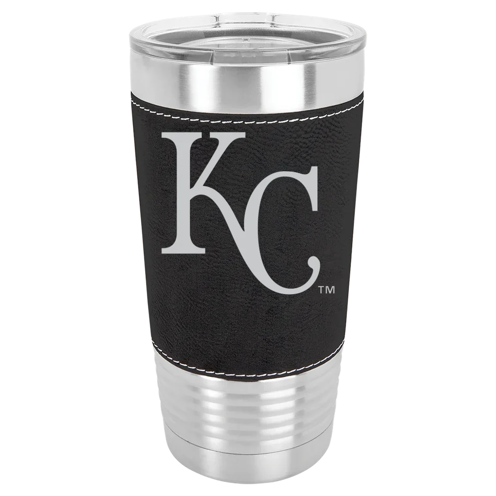 Kansas City Royals Polar Camel 20 oz. Leatherette Grip Tumbler with Standard Lid