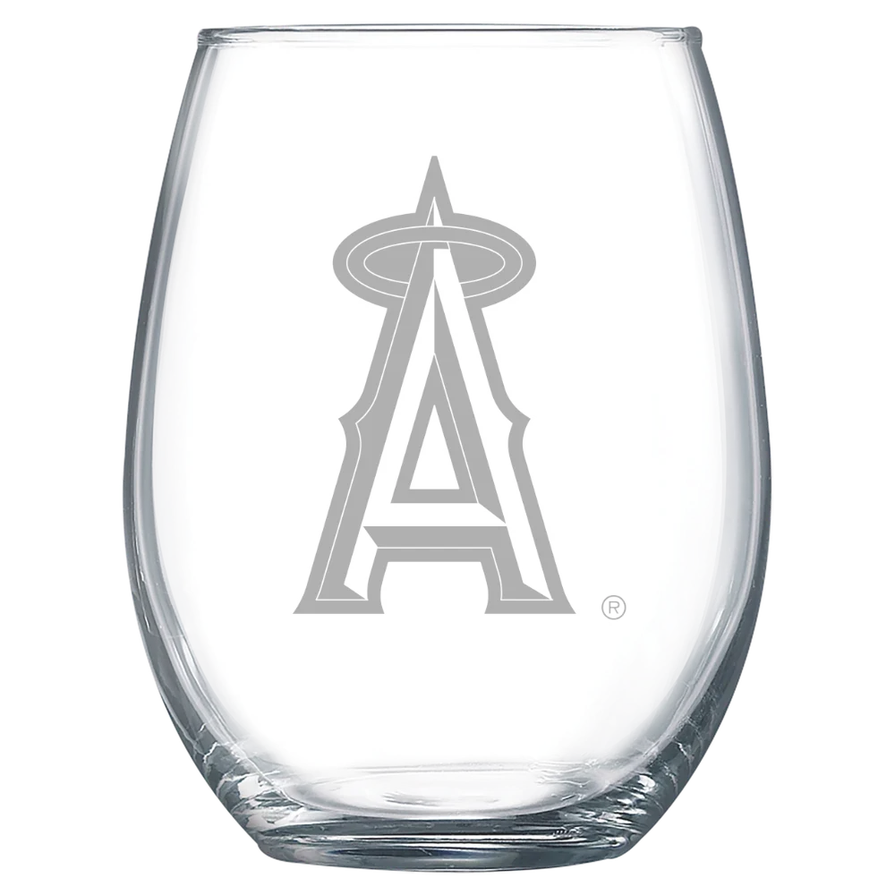 Los Angeles Angels Polar Camel 15 oz. Stemless Wine Glass