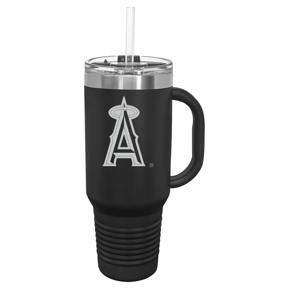 Los Angeles Angels Polar Camel 40 oz. Travel Mug with Snap Lid & Straw