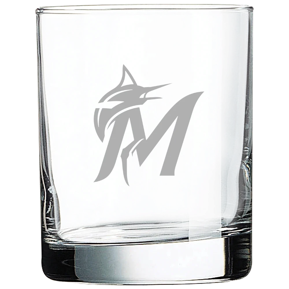 Miami Marlins Polar Camel 10 1/2 oz. On The Rocks Glass