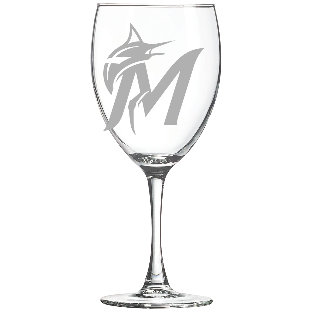 Miami Marlins Polar Camel 10 1/2 oz. Wine Glass