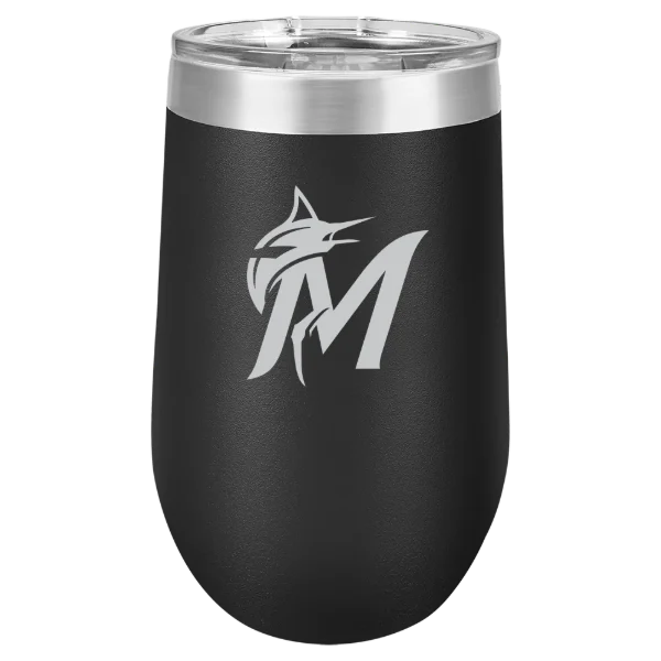 Miami Marlins Polar Camel 16 oz. Stemless Wine Tumbler