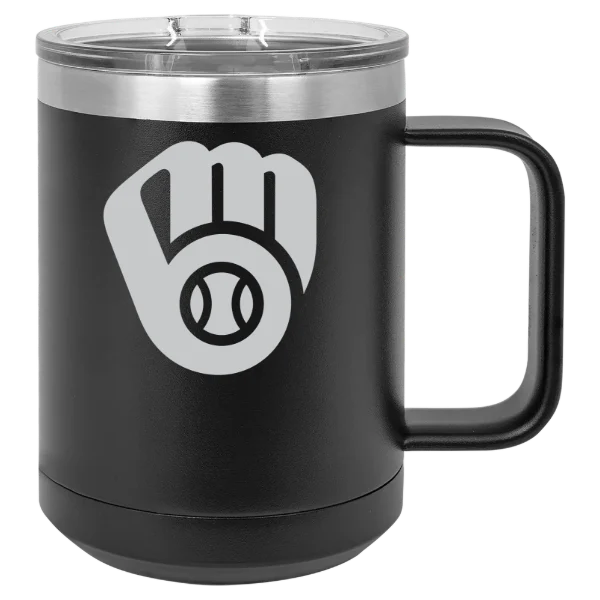 Milwaukee Brewers Polar Camel 15 oz. Mug with Slider Lid