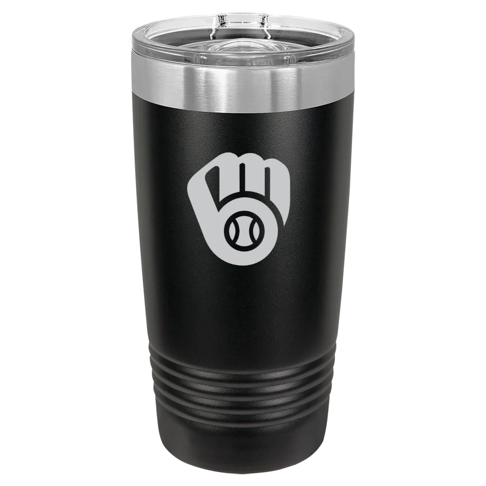 Milwaukee Brewers Polar Camel 20 oz. Ringneck Tumbler with Slider Lid