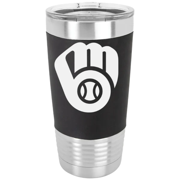 Milwaukee Brewers Polar Camel 20 oz. Silicone Grip Tumbler with Standard Lid