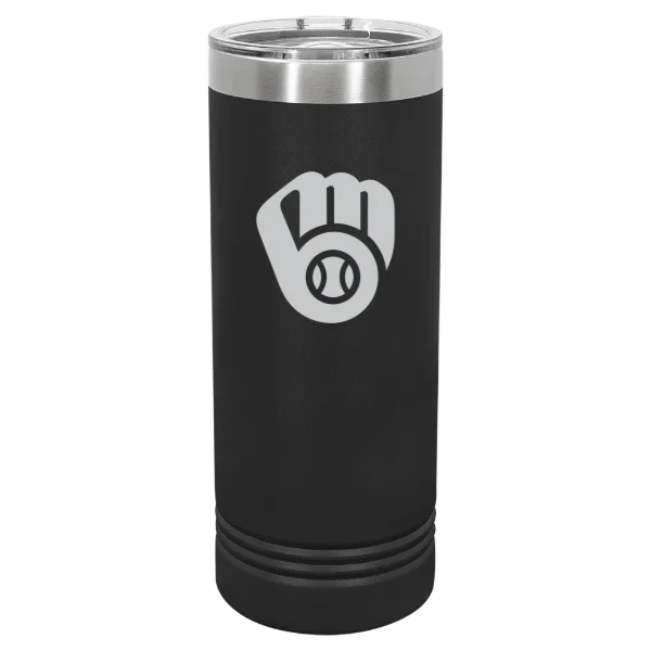 Milwaukee Brewers Polar Camel 22 oz. Skinny Tumbler with Slider Lid