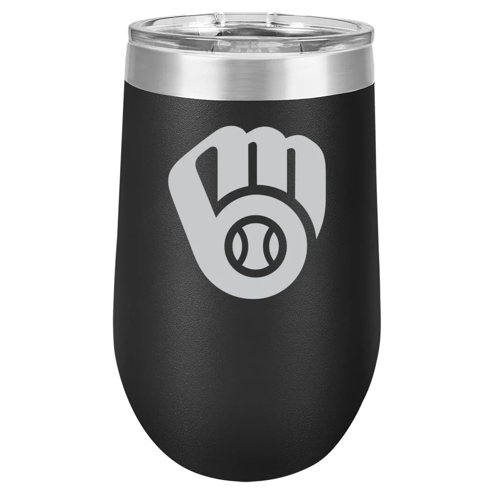 Milwaukee Brewers Polar Camel 16 oz. Stemless Wine Tumbler