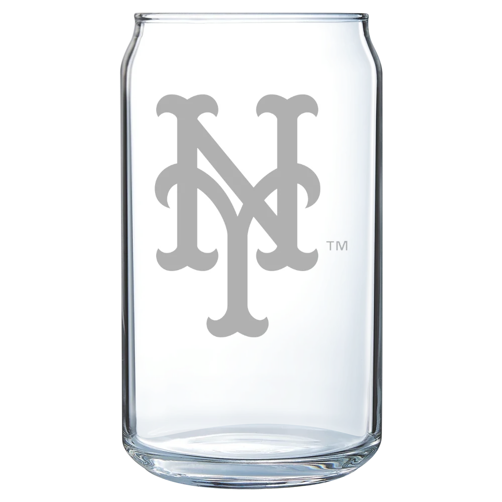 New York Mets Polar Camel 16 oz. Can Glass