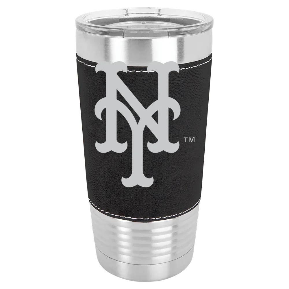 New York Mets Polar Camel 20 oz. Leatherette Grip Tumbler with Standard Lid