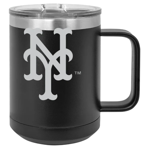 New York Mets Polar Camel 15 oz. Mug with Slider Lid