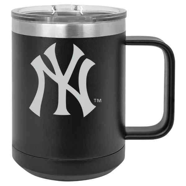 New York Yankees Polar Camel 15 oz. Mug with Slider Lid