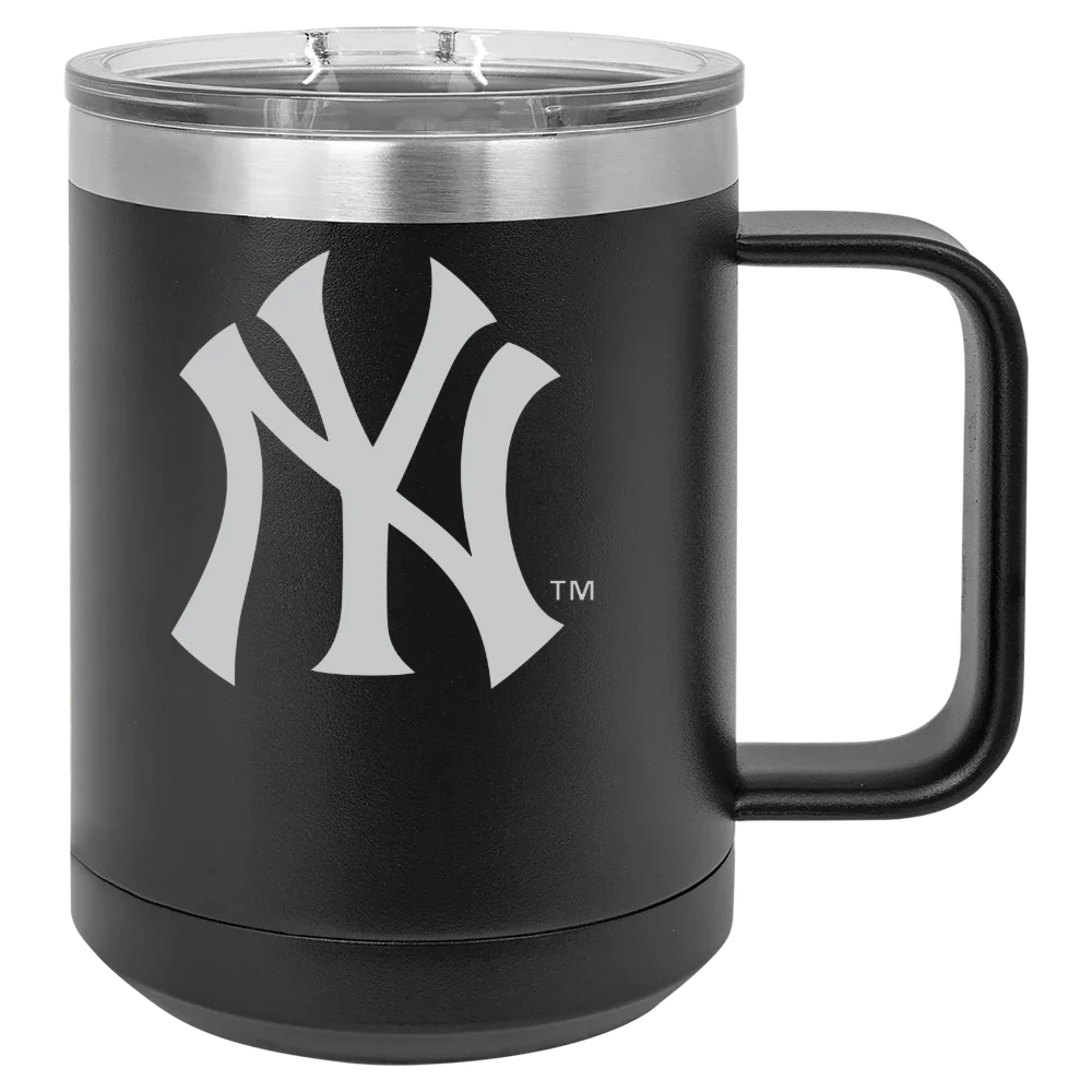 New York Yankees Polar Camel 15 oz. Mug with Slider Lid