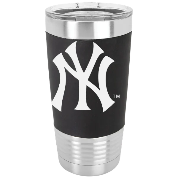 New York Yankees Polar Camel 20 oz. Silicone Grip Tumbler with Standard Lid