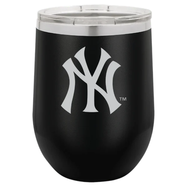 New York Yankees Polar Camel 12 oz. Stemless Wine Tumbler