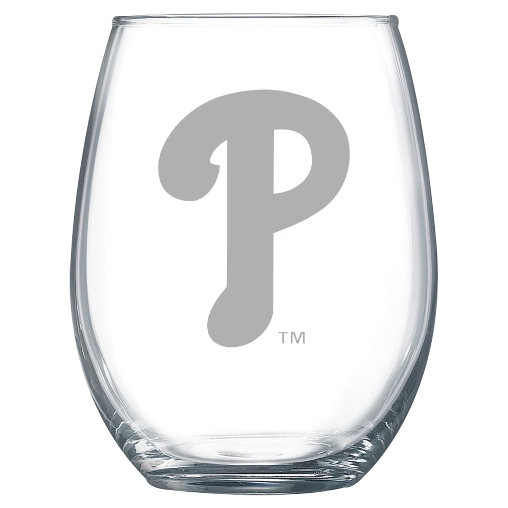 Philadelphia Phillies Polar Camel 15 oz. Stemless Wine Glass