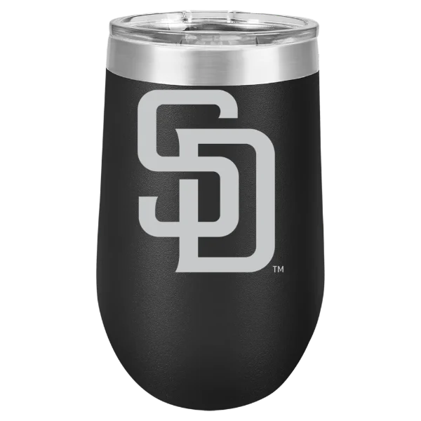 San Diego Padres Polar Camel 16 oz. Stemless Wine Tumbler