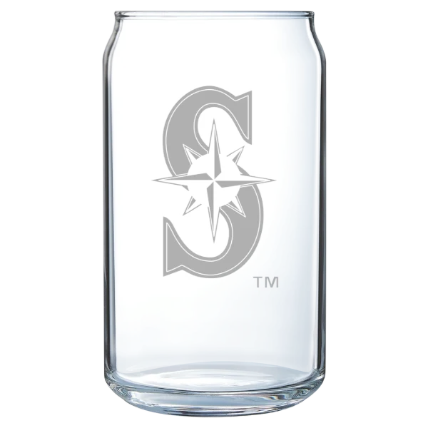 Seattle Mariners Polar Camel 16 oz. Can Glass