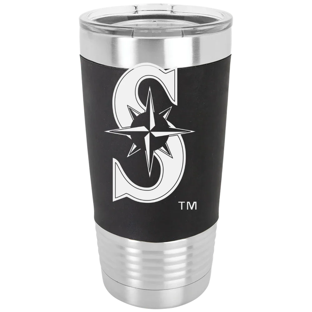 Seattle Mariners Polar Camel 20 oz. Silicone Grip Tumbler with Standard Lid