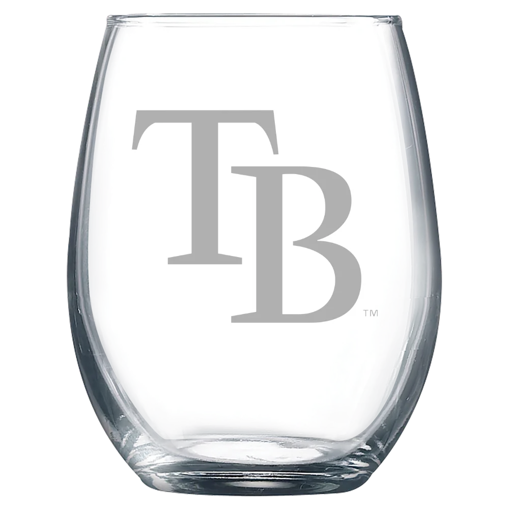 Tampa Bay Rays Polar Camel 9 oz. Stemless Wine Glass