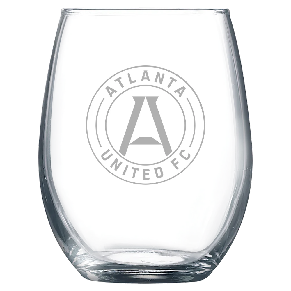 Atlanta United Polar Camel 9 oz. Stemless Wine Glass
