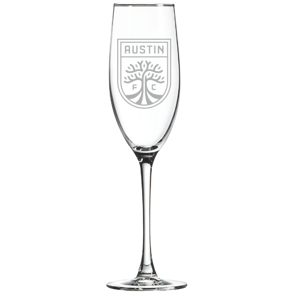 Austin FC Polar Camel 8 oz. Champagne Flute