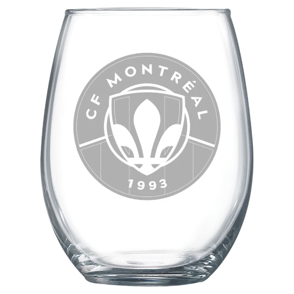 CF Montréal Polar Camel 15 oz. Stemless Wine Glass