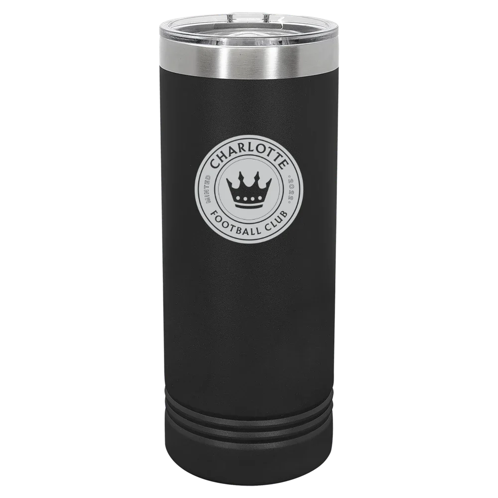 Charlotte FC Polar Camel 22 oz. Skinny Tumbler with Slider Lid