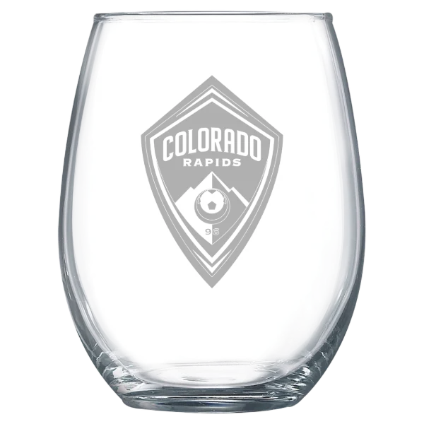 Colorado Rapids Polar Camel 15 oz. Stemless Wine Glass
